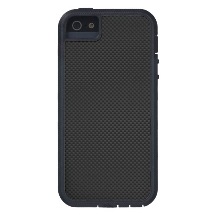 Black Carbon Fiber Style Print Decor iPhone SE/5/5s Case