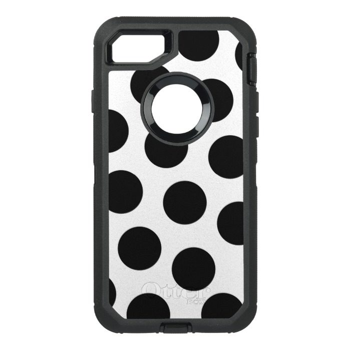Black Dots Apple iPhone 6/6s Defender Series OtterBox Defender iPhone 7 Case