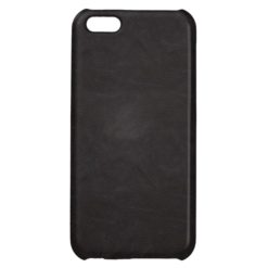 Black Leather 2 iPhone 5C Cases