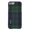 Black Watch Tartan Plaid Barely There iPhone 6 Case