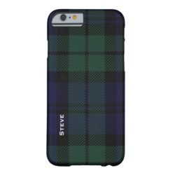 Black Watch Tartan Plaid Barely There iPhone 6 Case