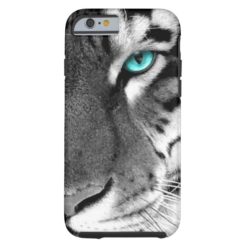 Black White Tiger Tough iPhone 6 Case