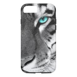 Black White Tiger iPhone 7 Case