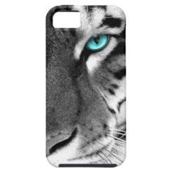 Black White Tiger iPhone SE/5/5s Case