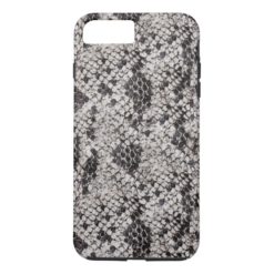 Black and Gray Snake Skin iPhone 7 Plus Case
