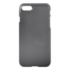 Black and Grey Carbon Fiber Polymer iPhone 7 Case