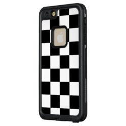 Black and White Checkered Pattern LifeProof? FR?? iPhone 6/6s Plus Case