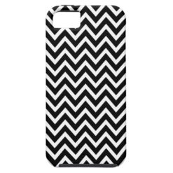 Black and White Chevron Stripe Pattern | iPhone SE/5/5s Case