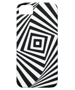 Black and White Optical Illusion iPhone SE/5/5s Case