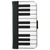Black and White Piano Keyboard iPhone 6/6s Wallet Case
