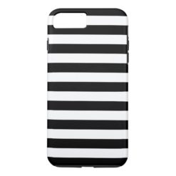 Black and White Stripes iPhone 7 Plus Case