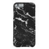 Black and white modern marble pattern barely there iPhone 6 case