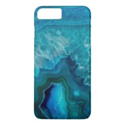 Blue Agate Crystal Geode iPhone 7 Plus Case