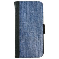 Blue Jeans Wallet Phone Case For iPhone 6/6s