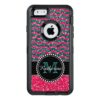 Blue & Pink Glitter Chevron Personalized Defender OtterBox Defender iPhone Case