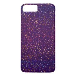 Blue Purple Glitter pattern iPhone 7 Plus Case
