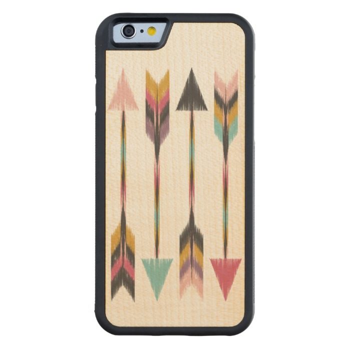 Bohemian Arrows Maple Wood iPhone 6 Case