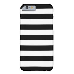 Bold Stripes Black and White iPhone 6 case