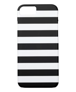 Bold Stripes Black and White iPhone 7 case