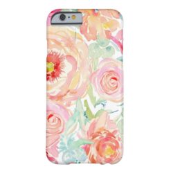 Bold Watercolor Floral iPhone 6/6s Phone Case