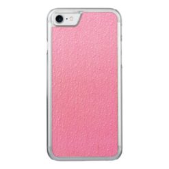 Bright Hot Pink Neon Trendy Colors Carved iPhone 7 Case