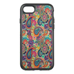 Bright Rainbow Paisley OtterBox Symmetry iPhone 7 Case