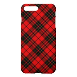 Brodie clan tartan red black plaid iPhone 7 plus case