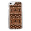 Brown And Black Aztec Pattern Southwest Phone Carved iPhone 7 Case