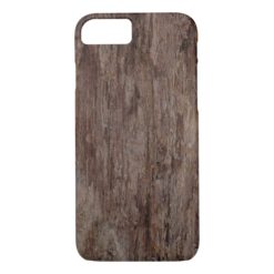 Brown Wooden BarkWooden Bark iPhone 7 Case
