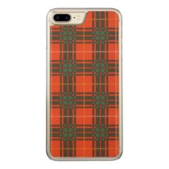 Brus clan Plaid Scottish kilt tartan Carved iPhone 7 Plus Case