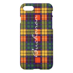 Buchanan Family clan Plaid Scottish kilt tartan iPhone 7 Case