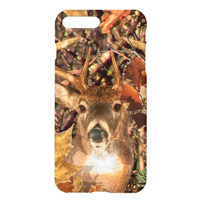 Buck in Camo White Tail Deer iPhone 7 Plus Case