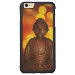 Buddha Carved Maple iPhone 6 Plus Bumper