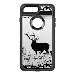 Bull Elk Silhouette OtterBox Defender iPhone 7 Plus Case