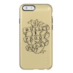 Bulletproof Heart iPhone 6 Gold Case