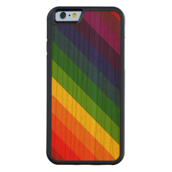 COLOR ME A RAINBOW (Striped design)  CarvedCherry iPhone 6 Bumper Case