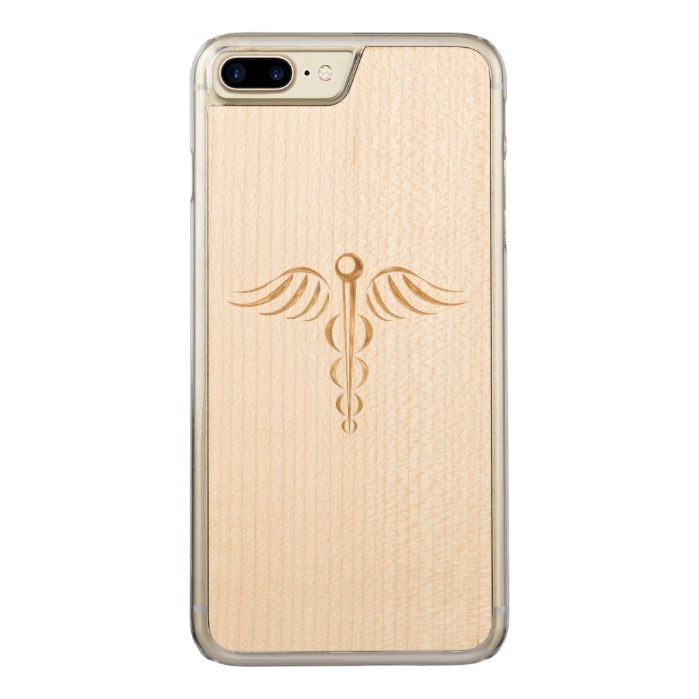 Caduceus Carved iPhone 7 Plus Case
