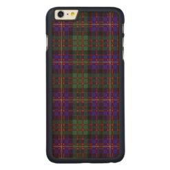 Cameron clan Plaid Scottish tartan Carved Maple iPhone 6 Plus Case