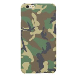 Camouflage Pattern Matte iPhone 6 Plus Case