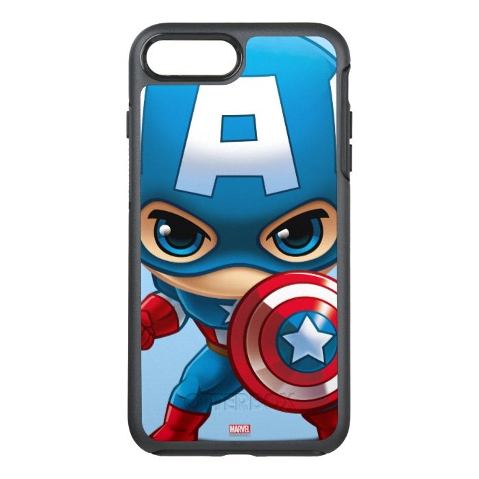 Captain America Stylized Art OtterBox Symmetry iPhone 7 Plus Case