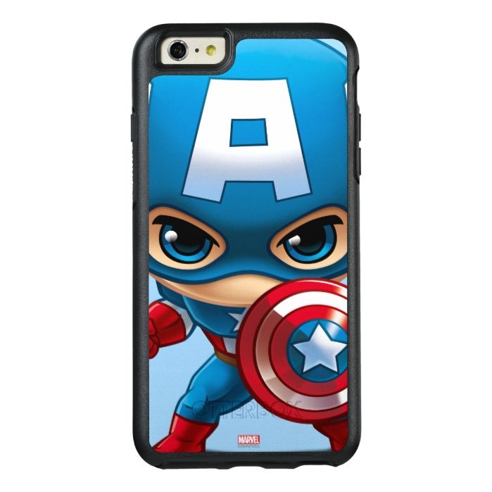 Captain America Stylized Art OtterBox iPhone 6/6s Plus Case