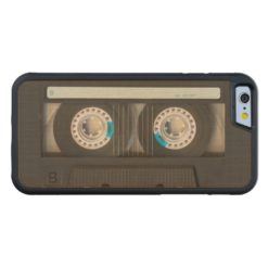 Cassette Tape Carved Maple iPhone 6 Bumper