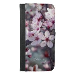 Cherry Blossom Sakura Nature Floral Stylish iPhone 6/6s Plus Wallet Case