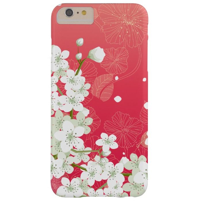 Cherry Blossoms Sakura Barely There iPhone 6 Plus Case