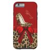 Chic Red & Jaguar Print iPhone 6 Case
