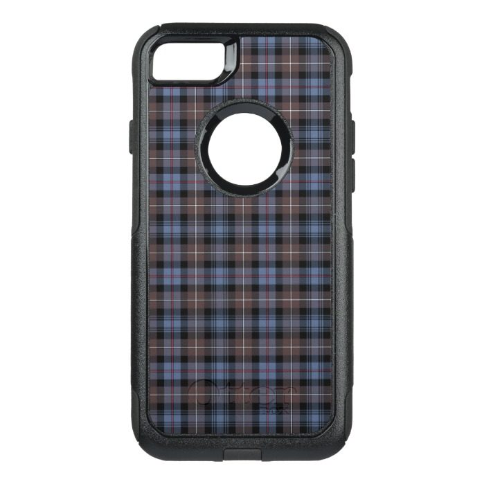 Clan Mackenzie Brown and Blue Reproduction Tartan OtterBox Commuter iPhone 7 Case