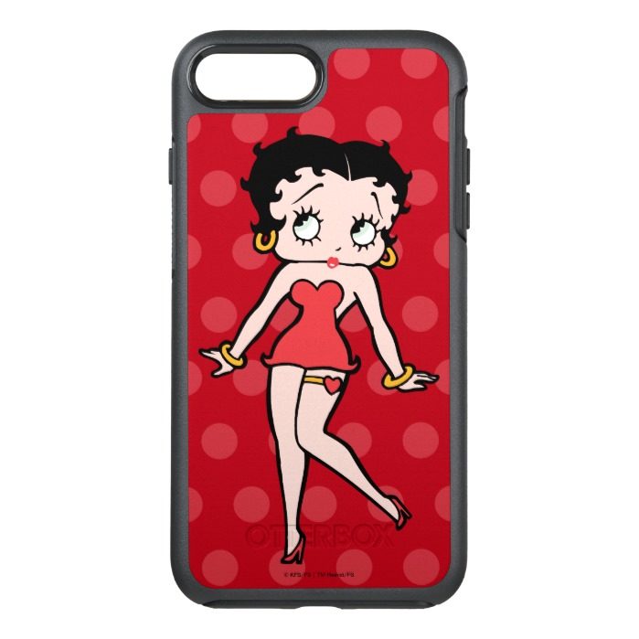 Classic Betty in Red Dress with Hands Out Pose OtterBox Symmetry iPhone 7 Plus Case