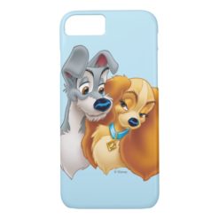 Classic Lady and the Tramp Snuggling iPhone 7 Case