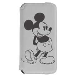 Classic Mickey | Black and White iPhone 6/6s Wallet Case