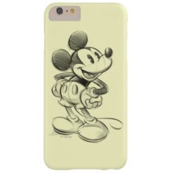 Classic Mickey | Sketch Barely There iPhone 6 Plus Case